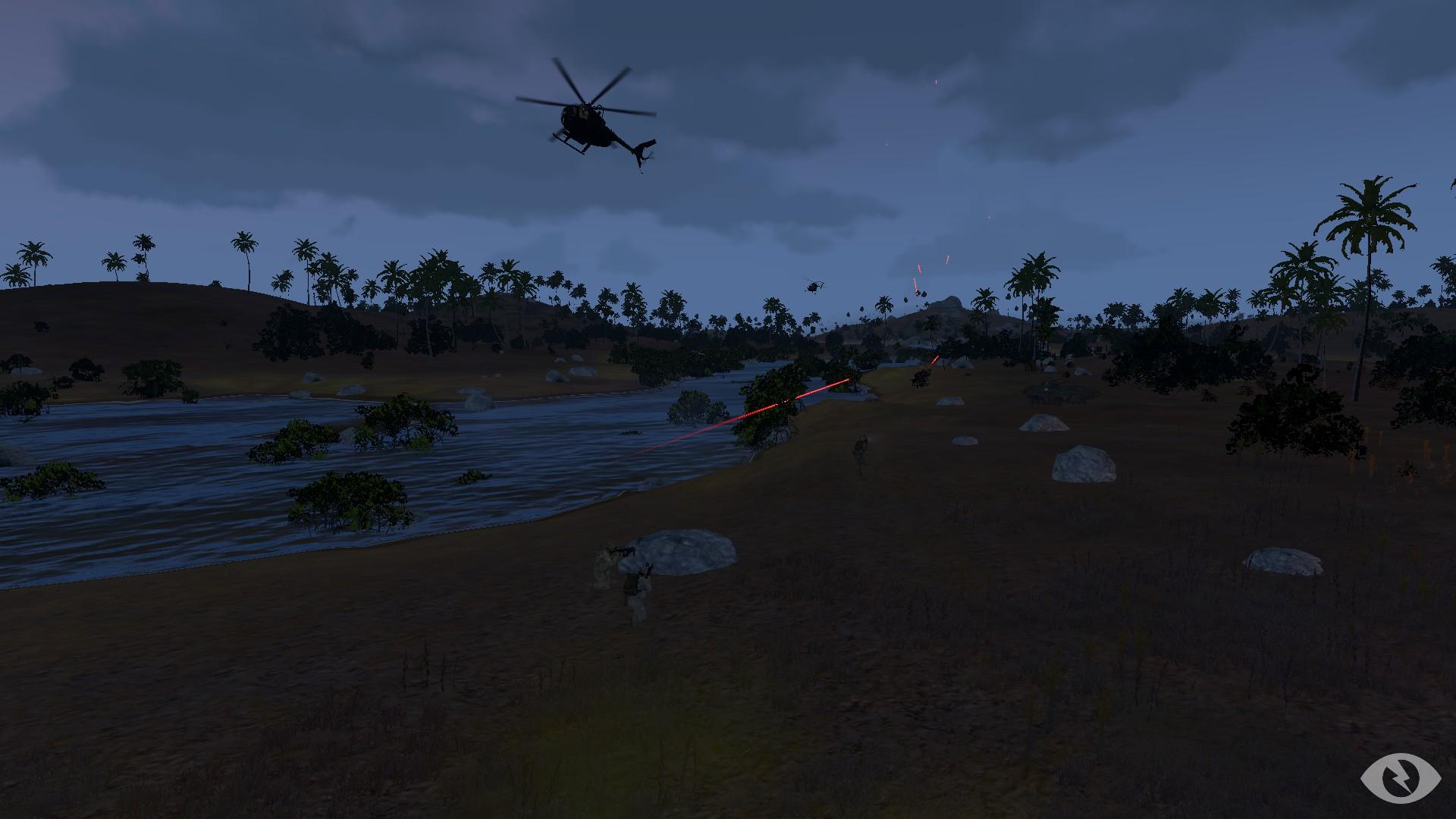Suppressed landing