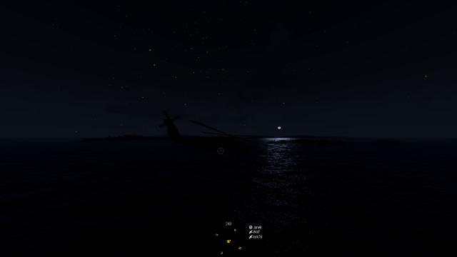 Swedish "speshal" forces in the moonlight