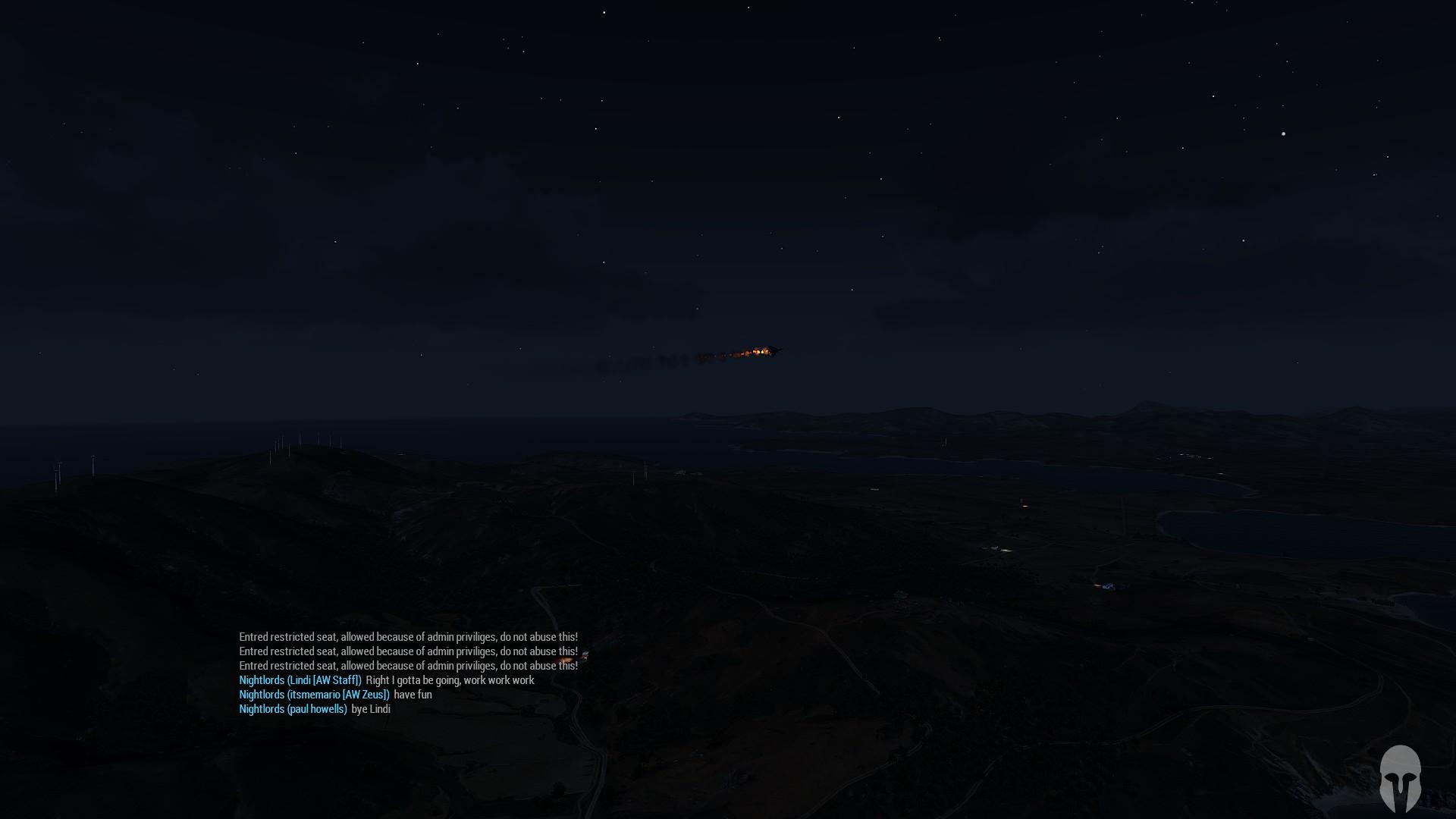 Shooting star sighted over Altis